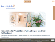 Tablet Screenshot of klinikrothenbaum.de